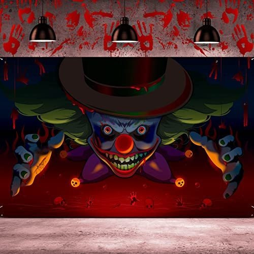 Halloween Clown Decoraciones De Carnaval Aterrador Sx8kb
