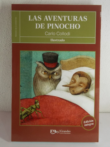 Pinocho Carlo Collodi Edicion Integra Ilustrado Libro