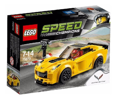 Lego Speed Champions 75870 Chevrolet Corvette - Mundo Manias