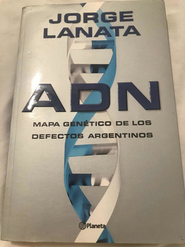 Libro Adn Jorge Lanata/ Impecable Estado