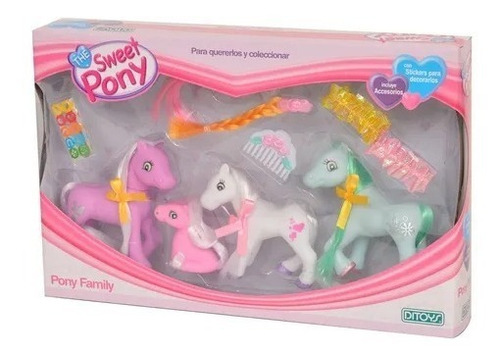 The Sweet Pony Mini Family X 4 (caja)