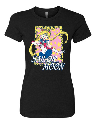 Camiseta Sailor Moon Jpn Femenina Serie Black Dama