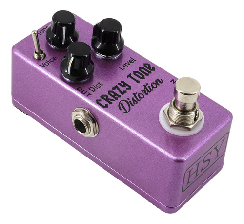 Pedal De Distorsión Para Miniguitarra True Bypass, 3 Botones