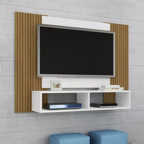 Confiar ganso cura Revestimiento Panel Tv Pared Modular Rack Vertical Deco