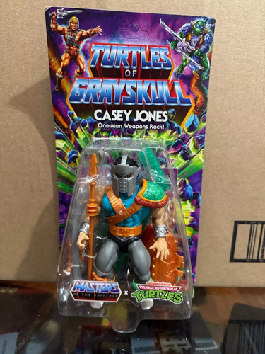 Boneco He-man Masters Universe Turles Grayskull Casey Jones