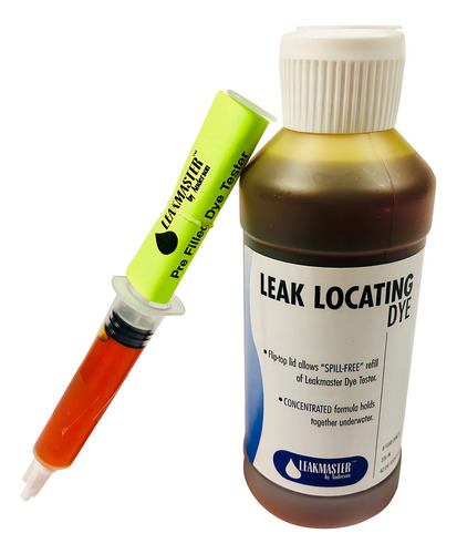Leakmaster Yellowdye8oz Pool Dye Deteccion De Fugas, Amarill