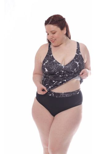 Imagen 7 de 9 de Malla Tankini Mujer Talles Super Grandes Art 224