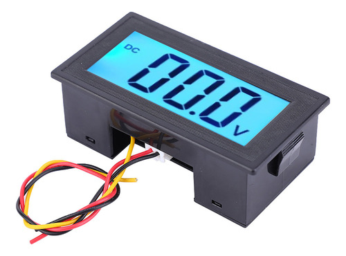 Medidor De Voltaje De Tres Cables Con Pantalla Digital Lcd Y
