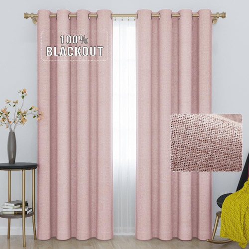 Jgo De 2 Blackout Cortinas Largas - 2.64m X 2.74m (an X L)