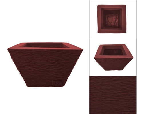 Imagen 4 de 5 de Maceta Minimalista Cubo Mejor Que Fibra De Vidrio .7025