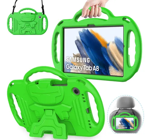 comprar Funda Para Galaxy Tab A8 10.5 PuLG 2021 Verde 10.5 PuLG Eva 