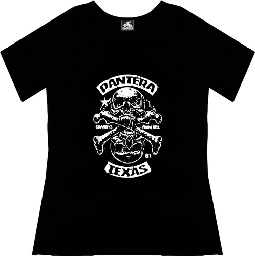 Blusa Pantera Dama Rock Metal Tv Camiseta Urbanoz