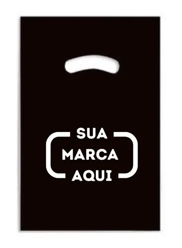 comprar Sacola Plástica Personalizada Com Sua Logo 30x40 Cu002F500 Un