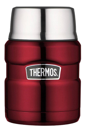 Termo Comida King Acero Inox Rojo 470 Ml Thermos