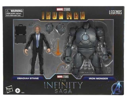 Marvel Hasbro Legends Infinity Obadiah Stane Y Iron Monger