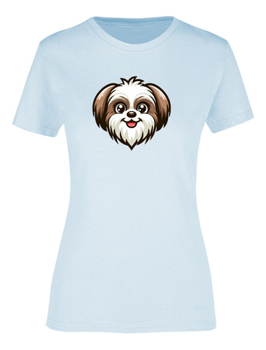 Playera | Blusa De Mujer Diseño De Perro Shih Tzu