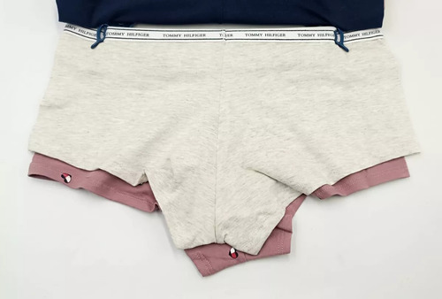 Paquete 5 Boxer Boyshort Tommy Hilfiger Mujer Originales