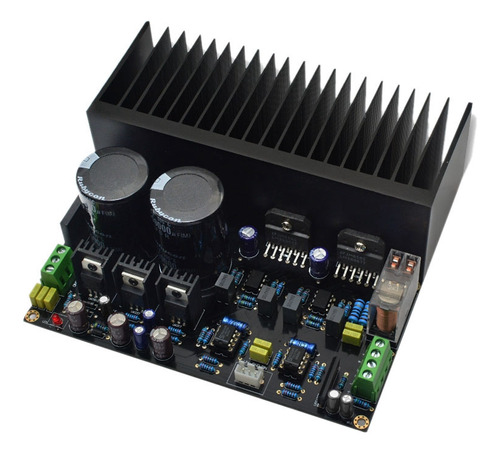 Placa Amplificadora Estéreo De Alta Potencia Lm3886 Op07 Ser