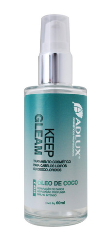 Óleo De Coco 60ml Keep Gleam - Adlux Original Novo