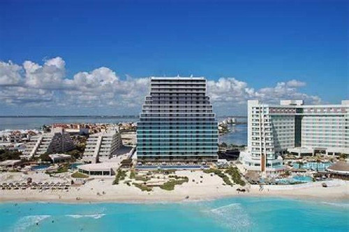 Imagen 1 de 24 de Departamento En Cancun, Frente Al Mar Piso 16 , Con 4 Recamaras Espectacular Vista Al Mar Caribe