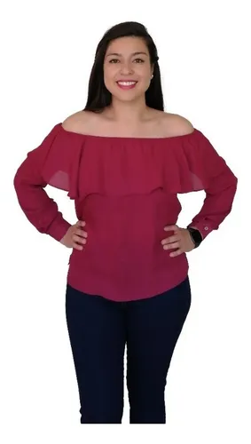 Blusa Campesina Sin Hombros De Hombros Descubiertos