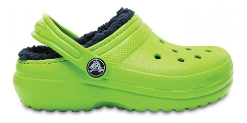 Crocs Classic Pantuflas Lined Kids Verde