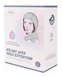 Gorra de alivio de migraña, innovadora tapa de hielo para migrañas,  sombrero de terapia de frío y calor, cómodo gorro de gel para migraña para  el