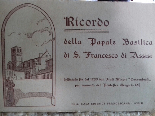 Postales Ricordo Basilica Francesco Di Assisi 54 Laminas 