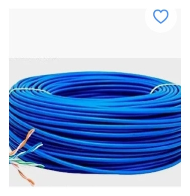 Rollo De 100mts Cable Utp Cat5e Redes Cctv Internet 