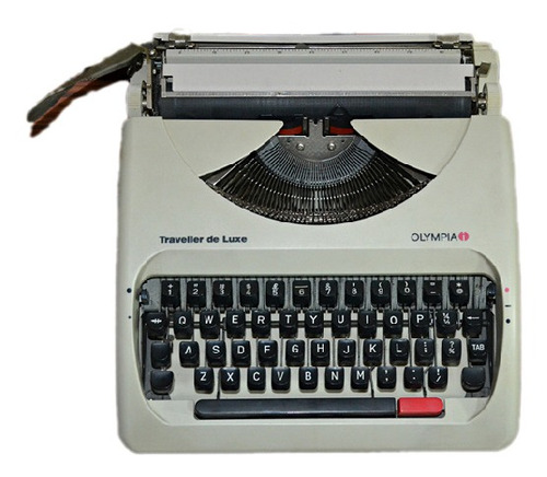 Germany 0lympia-traveler De Luxe Mechanical Old Typewriter