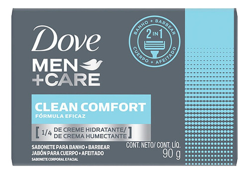 Jabón en barra Dove Men+Care Clean Comfort 90 g