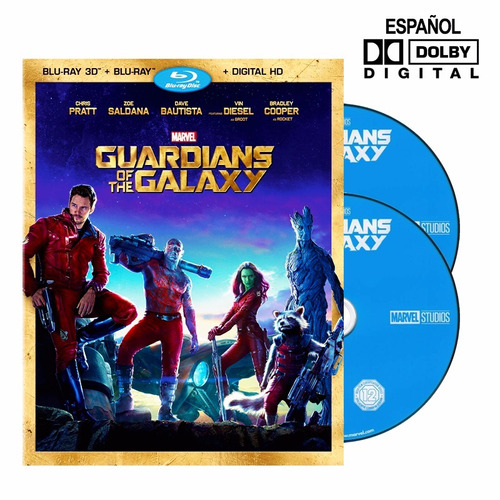 Bluray 2d + 3d - Guardianes De La Galaxia Nuevo Sellado