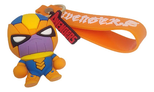 Llavero Goma Avengers Thanos Chibi, De Sin . Serie Avengers Editorial Mgc Distribuciones, Tapa Blanda, Edición 1 En Español, 2023