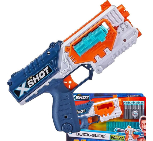 Imagen 4 de 4 de Pistola Lanza Dardos X-shot - Cargador Quick Slide 16 Dardos