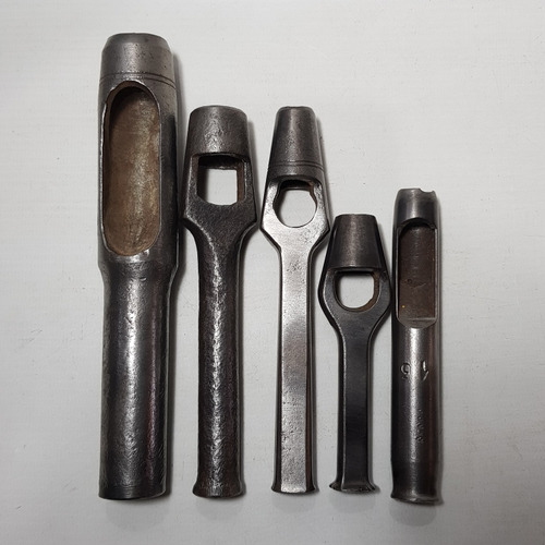 Imagen 3 de 10 de Antiguos Sacabocados Metal N° 13 Lote X 10 Mag 59355