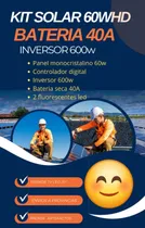 Comprar Kit Solar 60watts  Economicos. Para Casas Rurales