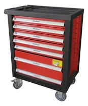 Comprar Carro Porta Herramientas + 391 Herramientas Gabinete Caja Color Rojo Y Negro