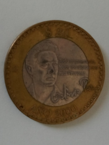 Moneda Mex/ Veinte Pesos Conmemorativa 