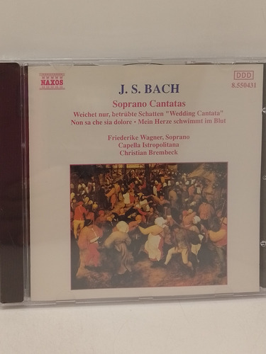 J.s Bach Soprano Cantatas Cd Nuevo 