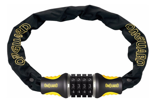 Imagen 1 de 5 de Cadena De Seguridad Onguard 8123 Para Bicicleta O Moto