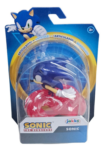 Boneco de corrida Sonic The Hedgehog de 6 cm