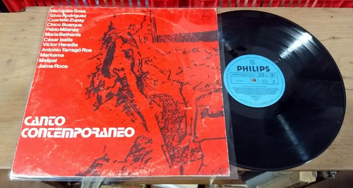 Canto Contemporaneo 1983 Sosa Silvio Roos Buarque Milanes Lp