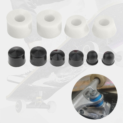 20x Kit De Bucha De Caminhão De Skate Amortecedores Macios