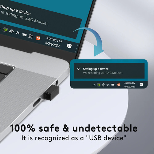 Usb Jiggler Indetectable, Movimiento Mouse Automatico