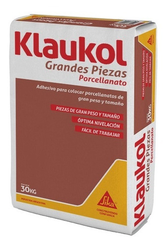 Oferton!!! Pegamento Klaukol Porcelanato Grandes Piezas 30kg