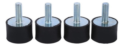 4 Soportes De Goma Amortiguadores Antivibración Silentblock
