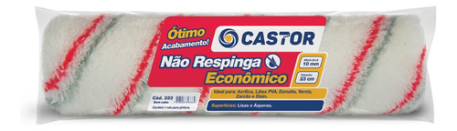 Kit 4 Rolos Para Pintura Não Respinga Econ 10mmx23cm Castor