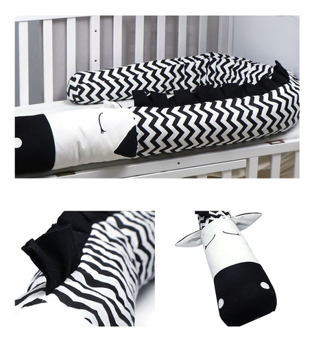 Protector De Cuna Para Bebe, Protector De Trenzado Para