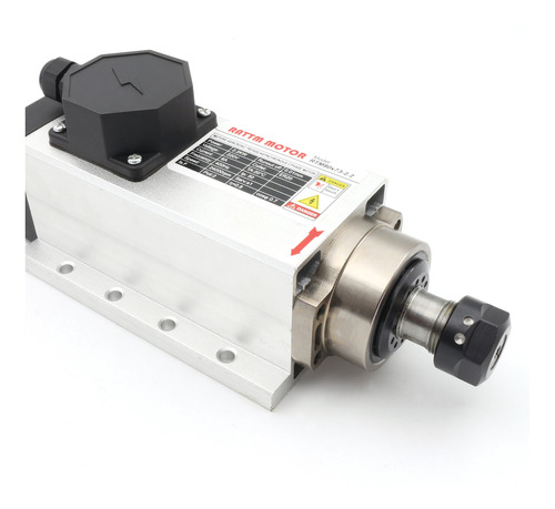 Rattmmotor Motor De Husillo Cnc De 220 V 2.2 Kw Cuadrado Ref