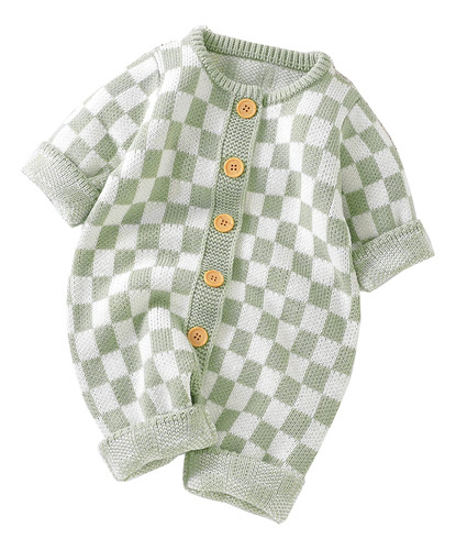 Sayoo Mameluco De Punto Unisex Para Bebe, Nina, Nino, Overol